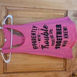 Athletic racer back tank top